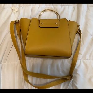 Mustard Yellow crossbody small purse
